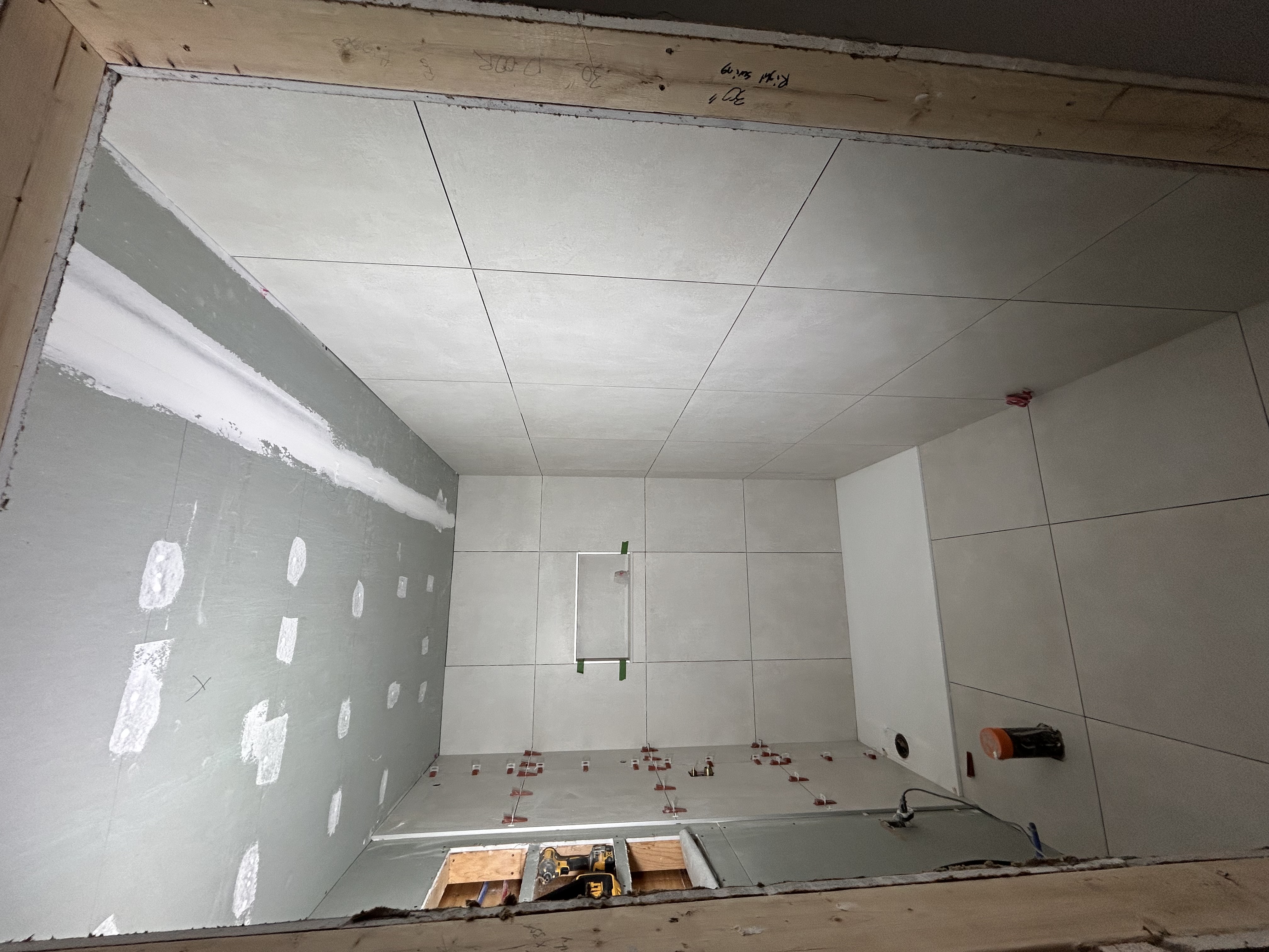 Salle de bain Céramique métro  douche italienne